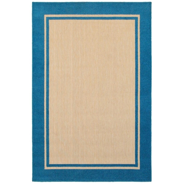 Oriental Weavers Cayman 5594B 10x13 Rectangle - Sand/ Blue-Polypropylene C5594B300390ST - main
